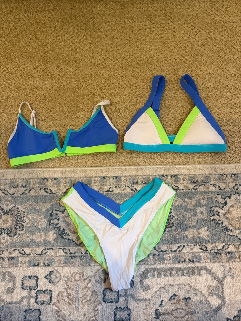 One one swimwear 3 piece bikini set
